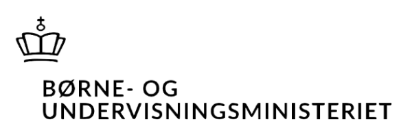 BørneUVM logo børne og undervisningsministeriet logo